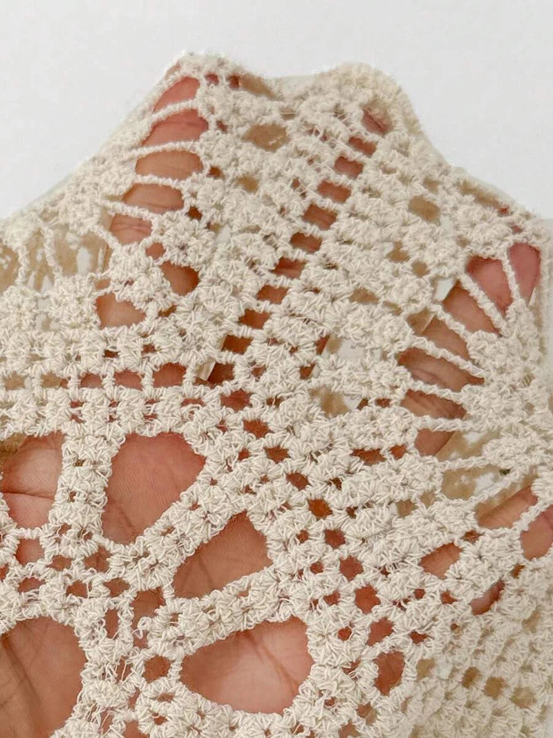 Vestido Angel com Renda e Flor 3D