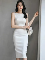 Vestido Bia Midi Branco