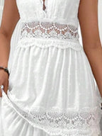 Vestido Brenda Branco com Renda