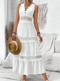 Vestido Brenda Branco com Renda