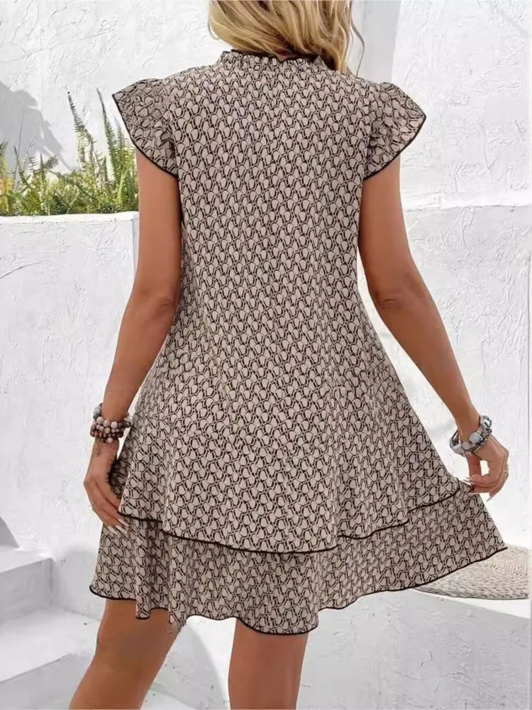 Vestido Carol Vintage com Decote