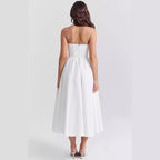 Vestido Julia Branco Ombro a Ombro