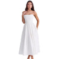 Vestido Julia Branco Ombro a Ombro