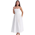 Vestido Julia Branco Ombro a Ombro