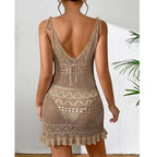 Vestido Laura de Praia em Crochê