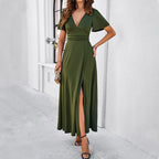 Vestido Lavinia com Decote V