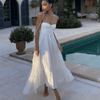 Vestido Longo Branco Isabelle 3