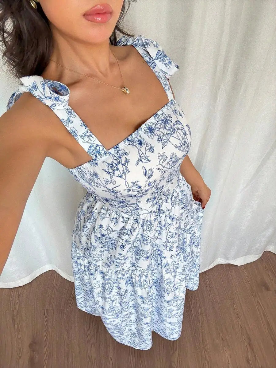 Vestido Longo Floral Feminino Rafazza
