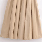 Vestido Midi Duo Elegante com Cinto