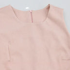 Vestido Sofia Detalhe Lateral Rosa Ziper