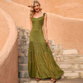 Vestido Tassia Longo com Renda