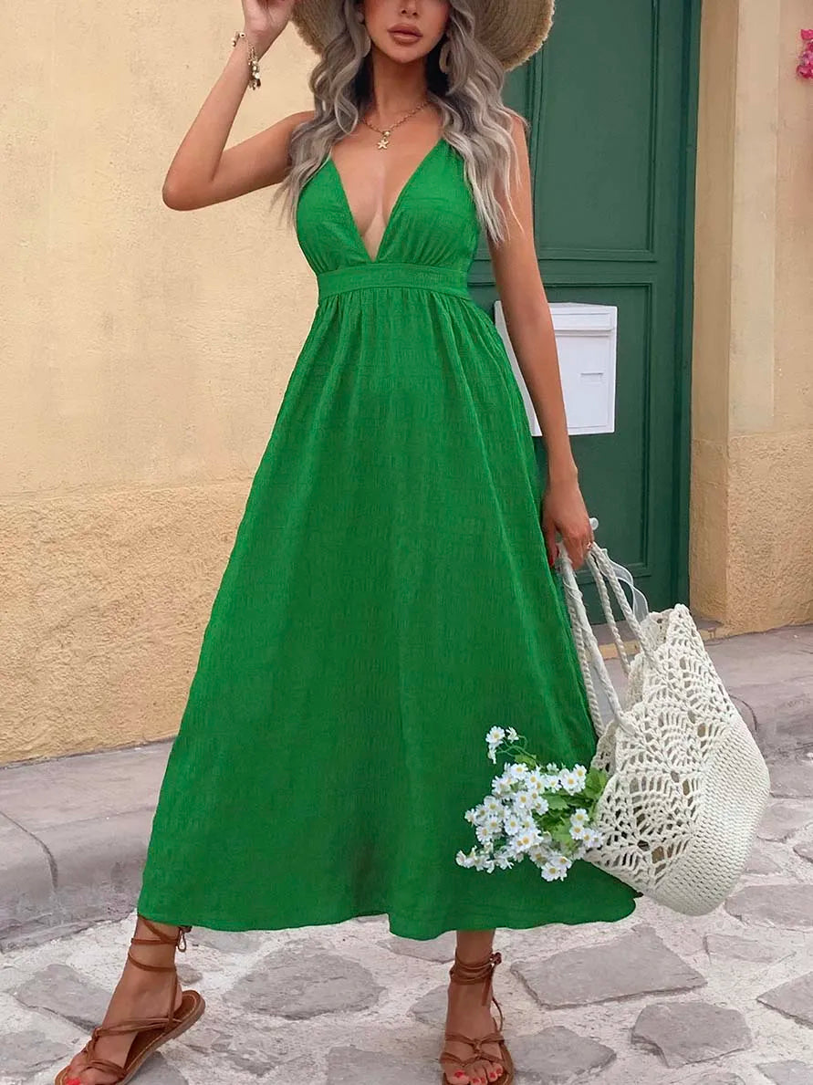 Vestido Verde Elegante para Festa